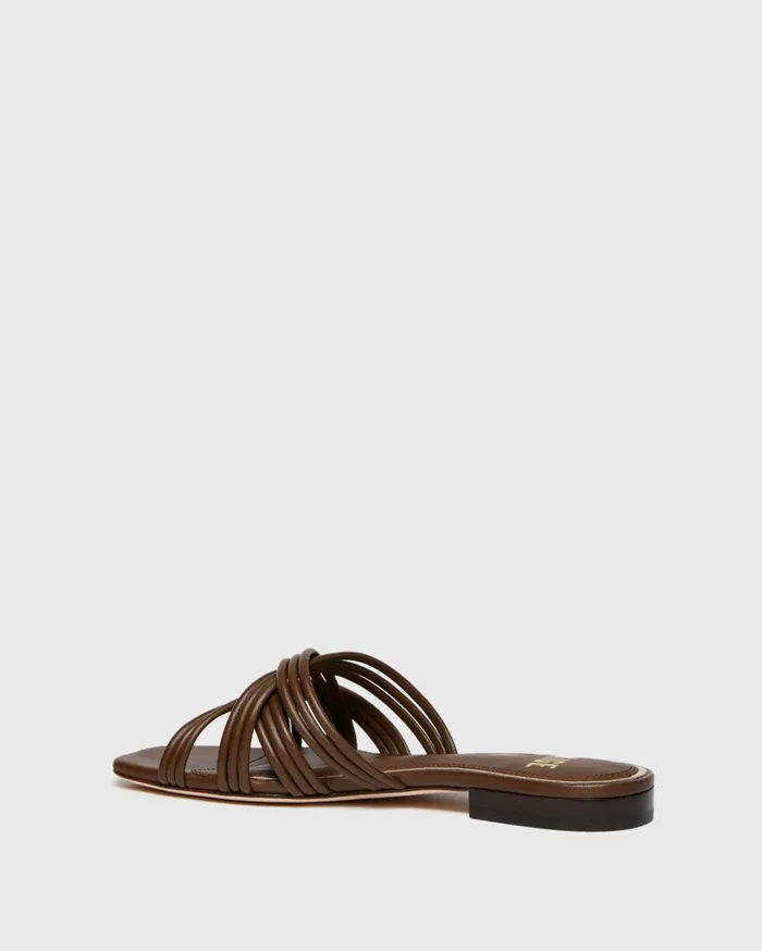 Women Sandals PAIGE Dina Sandal 8211 Chocolate Leather Women Sandals PAIGE Dina Sandal 8211 Chocolate Leather