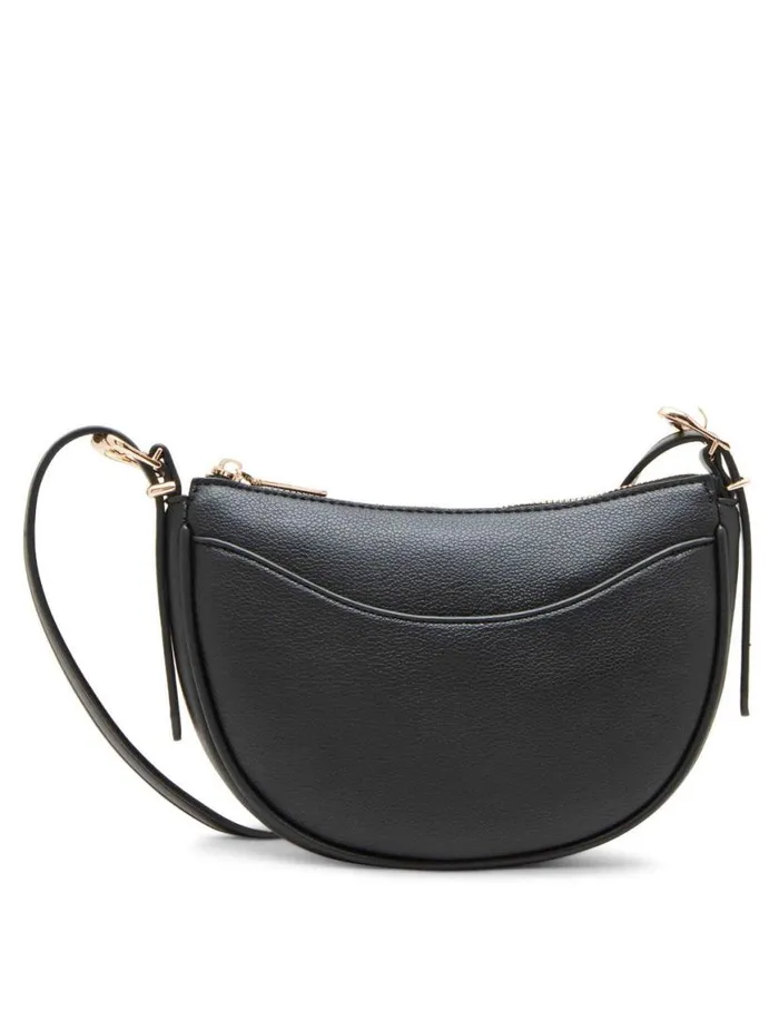 Women Sculpted Buckle Half Moon Crossbody Rosewater Anne Klein Crossbody Bags
