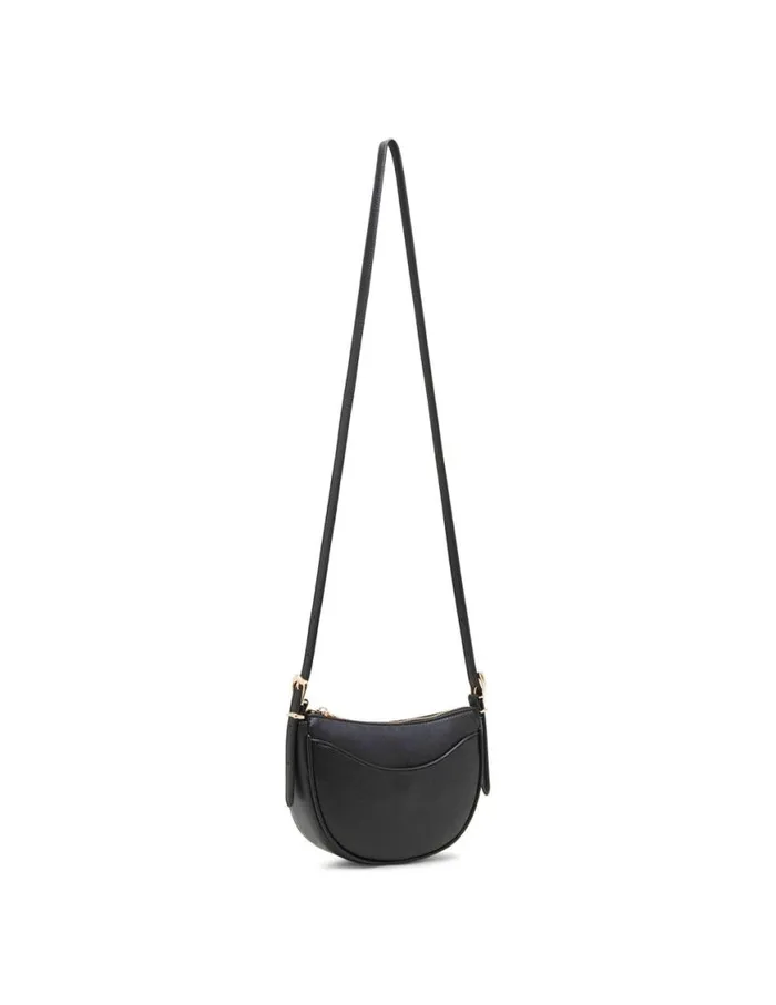 Women Sculpted Buckle Half Moon Crossbody Rosewater Anne Klein Crossbody Bags