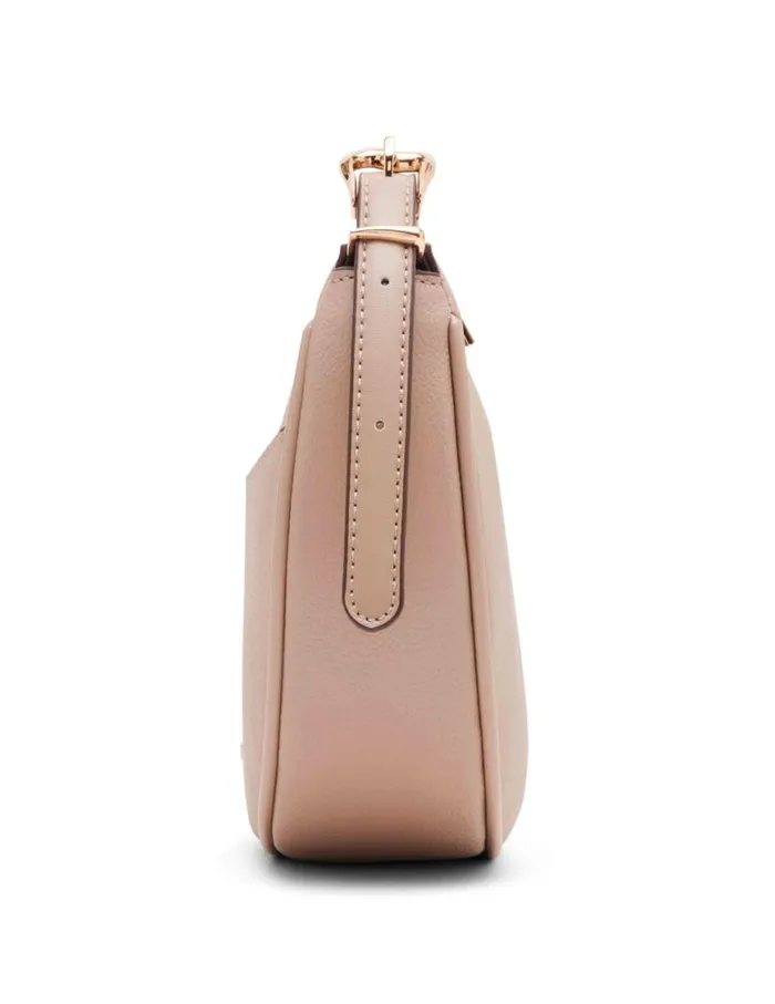 Women Sculpted Buckle Half Moon Crossbody Rosewater Anne Klein Crossbody Bags