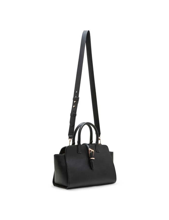Women Sculpted Buckle Satchel and Detachable Strap Timeless Taupe Anne Klein Crossbody Bags