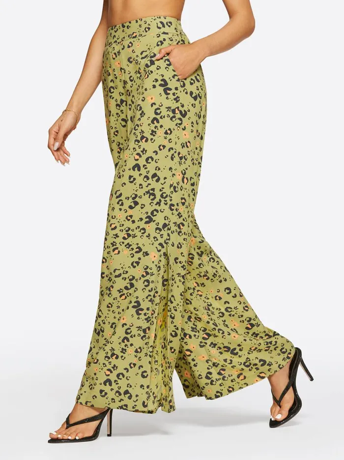 Women Shaye Pant In Flora Cheetah Jessica Simpson Bottoms