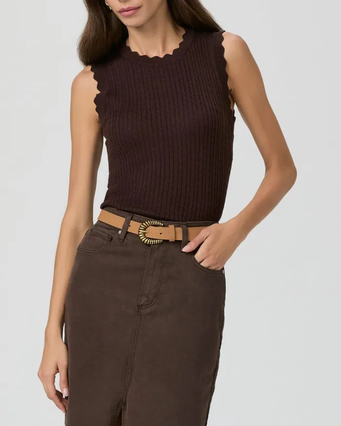 Women Shop Belts PAIGE Exclusive Blythe Belt 8211 Cognac Suede Women Shop Belts PAIGE Exclusive Blythe Belt 8211 Cognac Suede