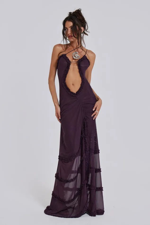 Women Shop Fatale Maxi Dress In Dusk Jaded London Dresses
