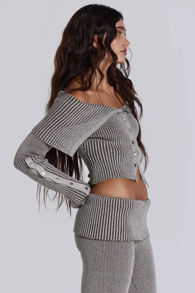 Women Shop Kensu Off The Shoulder Knit Top Jaded London Tops
