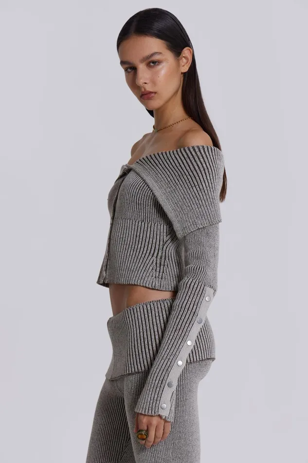 Women Shop Kensu Off The Shoulder Knit Top Jaded London Tops