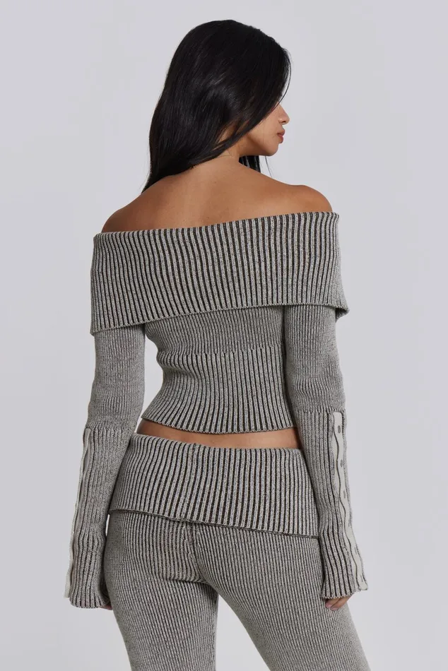 Women Shop Kensu Off The Shoulder Knit Top Jaded London Tops