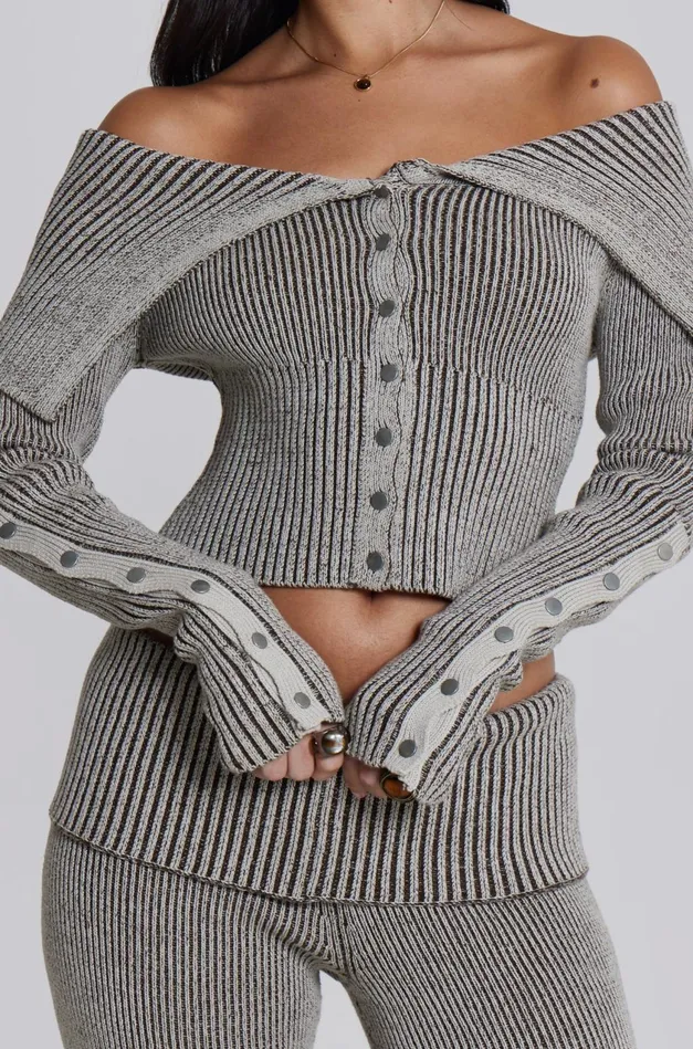 Women Shop Kensu Off The Shoulder Knit Top Jaded London Tops
