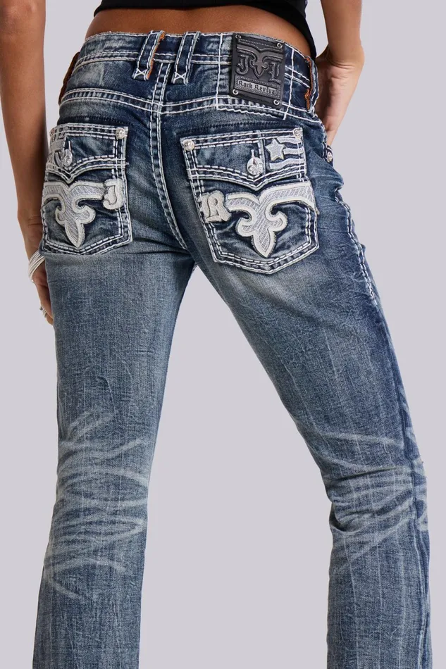 Women Shop Rock Revival Madison Bootcut Jeans Jaded London Tops