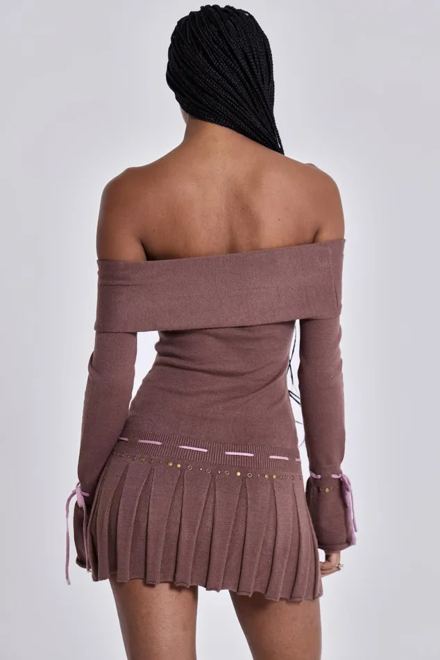 Women Shop Serena Knitted Mini Dress Jaded London Dresses