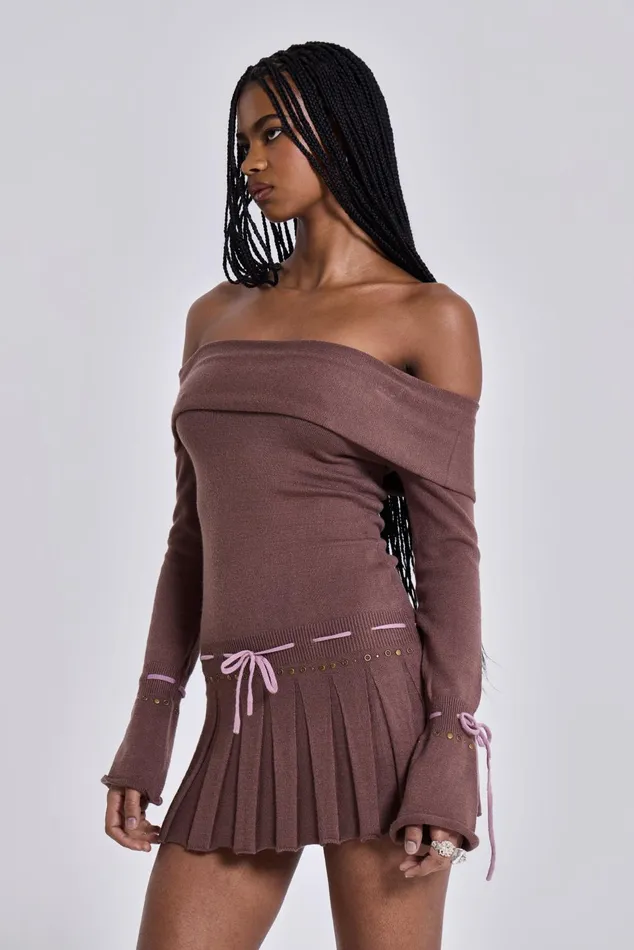 Women Shop Serena Knitted Mini Dress Jaded London Dresses