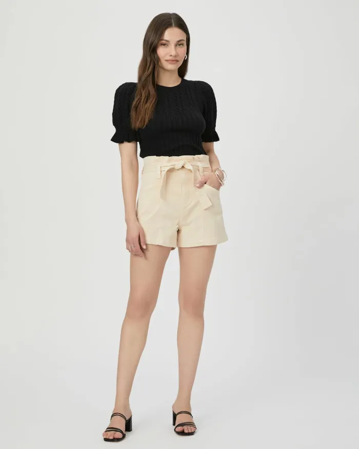 Women Shorts PAIGE Anessa Short 8211 Blonde Sand