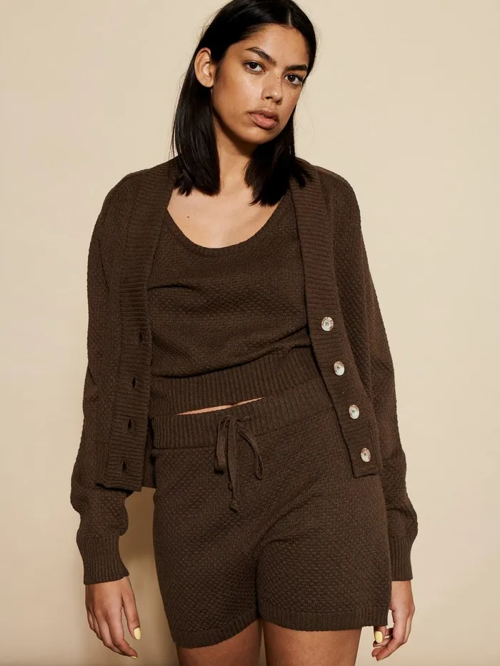 Women Shorts Underprotection KIRSTINE SHORTS BROWN