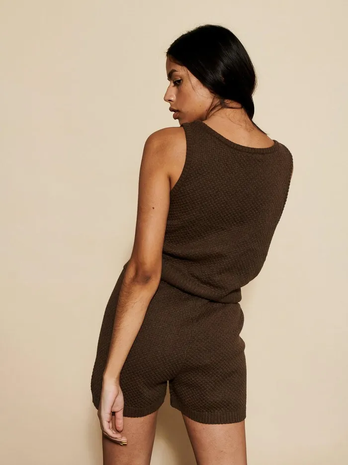 Women Shorts Underprotection KIRSTINE SHORTS BROWN