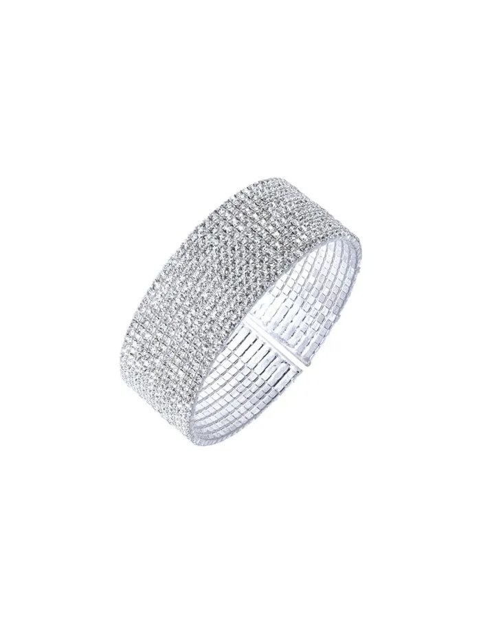 Women SilverTone Crystal Bracelet Anne Klein Bracelets