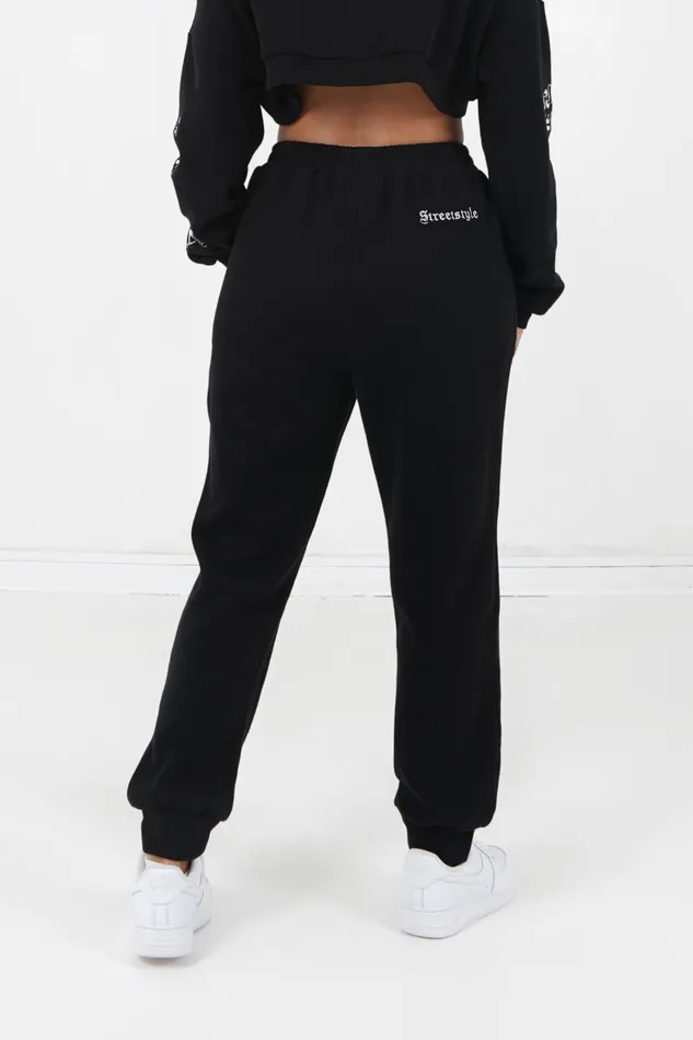 Women Sixth June Paris Pants Joggers Leggings Gothic Crew Joggers Black Women Sixth June Paris Pants Joggers Leggings Gothic Crew Joggers Black