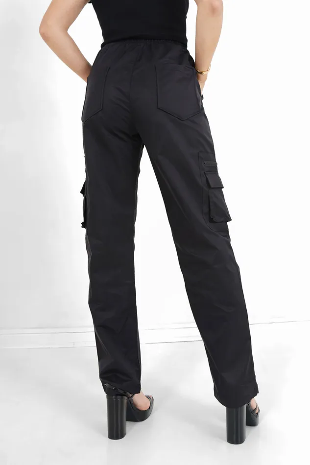 Women Sixth June Paris Pants Joggers Leggings Tactical Cargo Pants Black Women Sixth June Paris Pants Joggers Leggings Tactical Cargo Pants Black