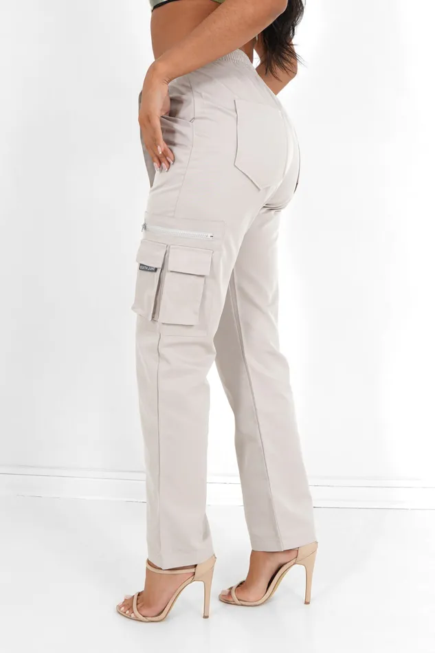 Women Sixth June Paris Pants Joggers Leggings Tactical Cargo Pants Grey Women Sixth June Paris Pants Joggers Leggings Tactical Cargo Pants Grey