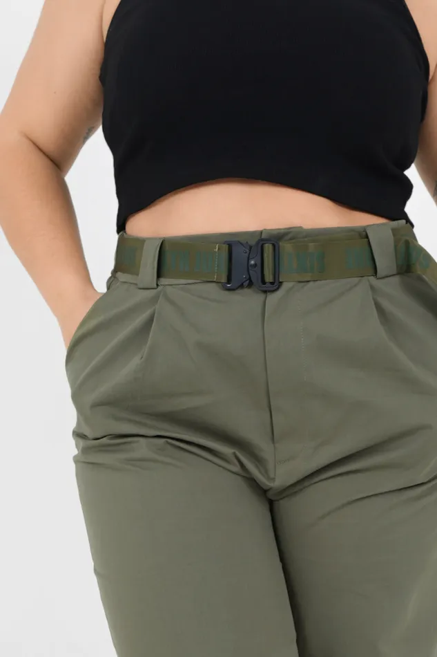 Women Sixth June Paris Pants Joggers Leggings Twill Wide Leg Pants Curve Khaki Green Women Sixth June Paris Pants Joggers Leggings Twill Wide Leg Pants Curve Khaki Green