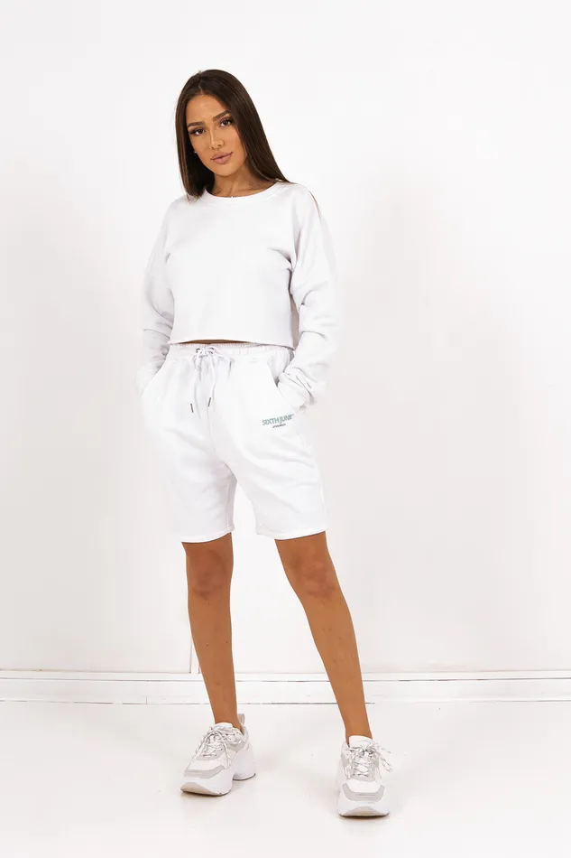 Women Sixth June Paris Shorts Skirts Jersey Shorts White Women Sixth June Paris Shorts Skirts Jersey Shorts White