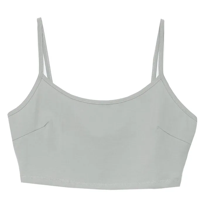 Women Sixth June Paris Tshirts Bodysuits Tops Logo Straps Bra Green Women Sixth June Paris Tshirts Bodysuits Tops Logo Straps Bra Green