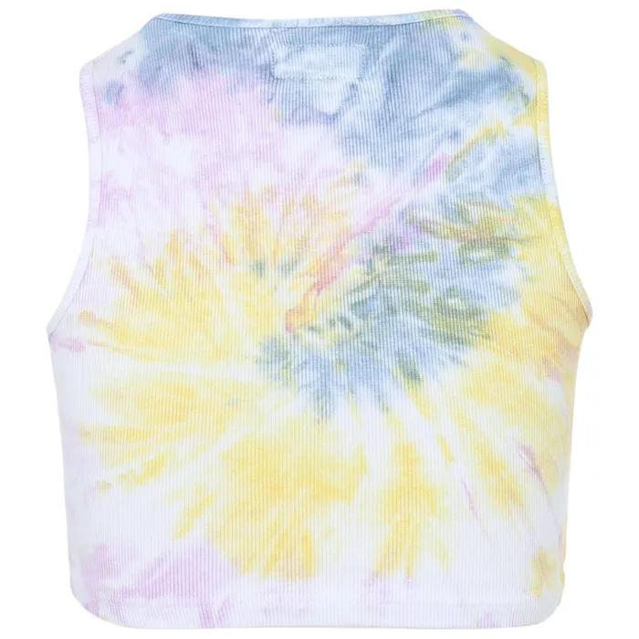 Women Sixth June Paris Tshirts Bodysuits Tops Spiral Tie Dye Crop Top Blue Multi Women Sixth June Paris Tshirts Bodysuits Tops Spiral Tie Dye Crop Top Blue Multi