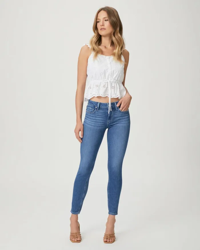 Women Skinny PAIGE Verdugo Ankle Skinny Jean 8211 Starlet
