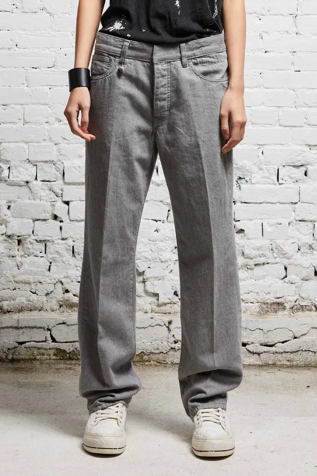 Women Skinny R13 Lemmy Slim Jean 8211 Rinse Grey