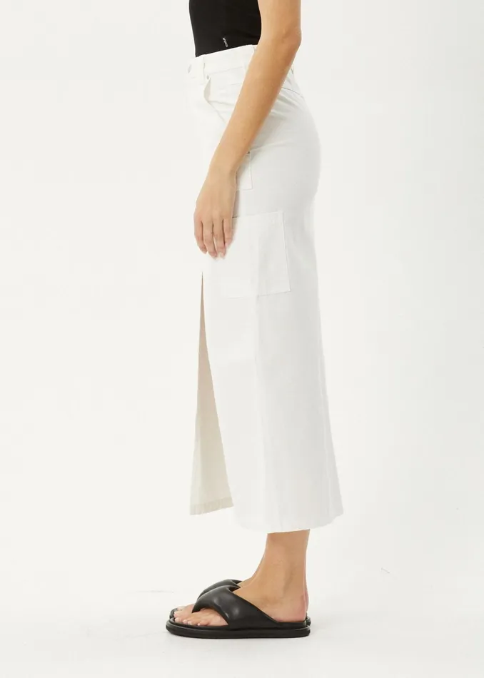 Women Skirts Afends AFENDS Womens Lexi 8211 Maxi Skirt 8211 Off White