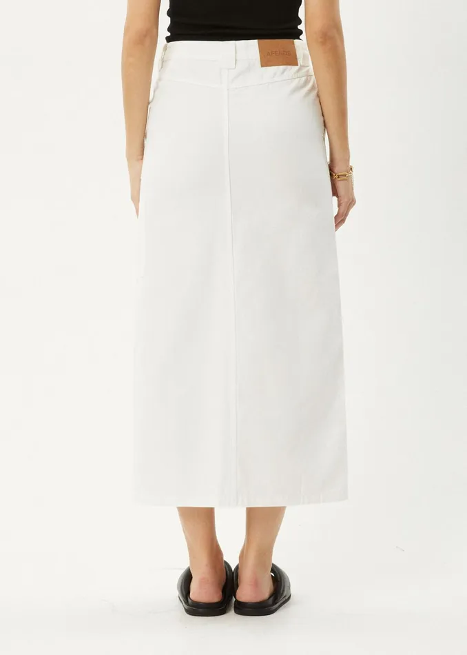 Women Skirts Afends AFENDS Womens Lexi 8211 Maxi Skirt 8211 Off White