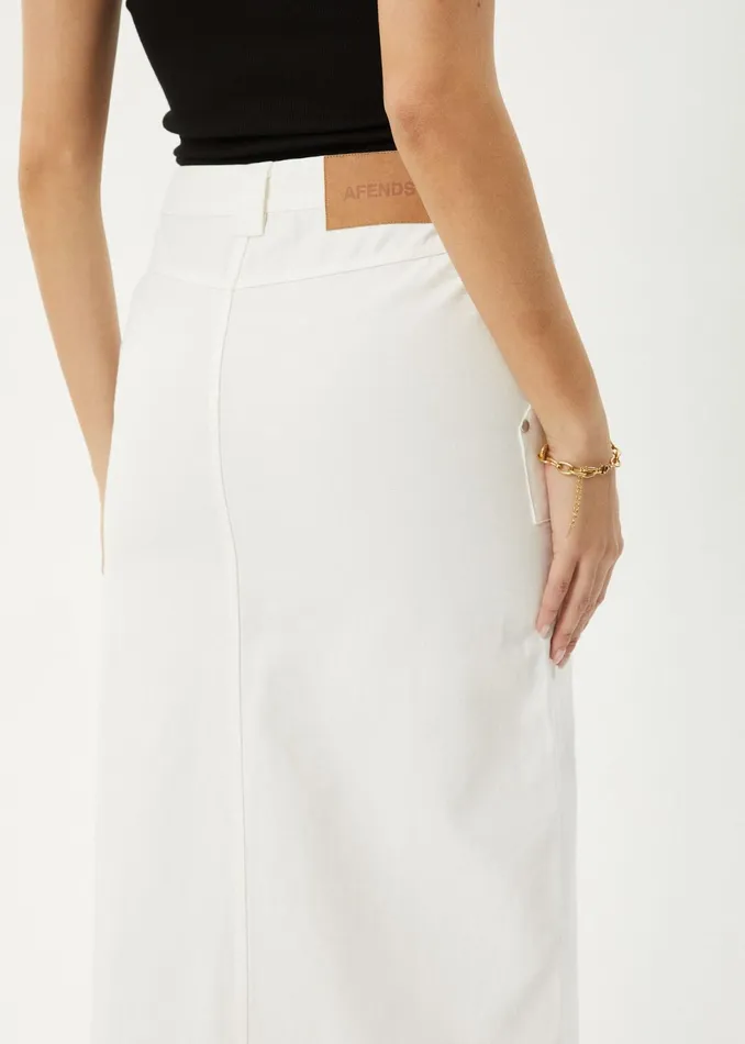 Women Skirts Afends AFENDS Womens Lexi 8211 Maxi Skirt 8211 Off White
