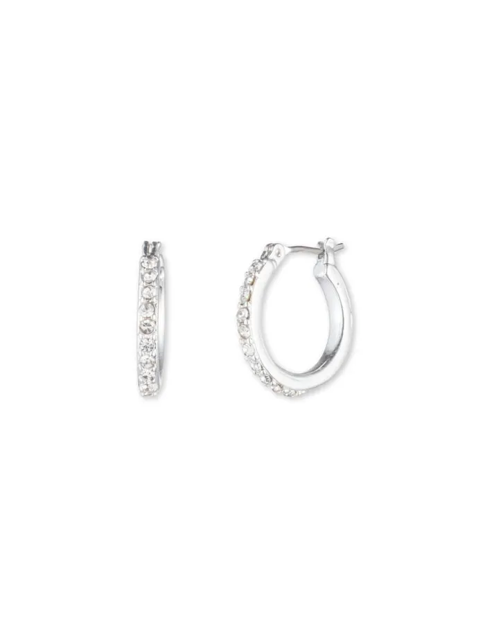 Women Small Click It Hoop Earrings Anne Klein Pierced Earrings
