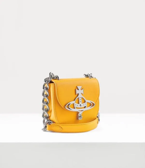 Women Sofia Saddle Bag Yellow Viviennewestwood Handbags