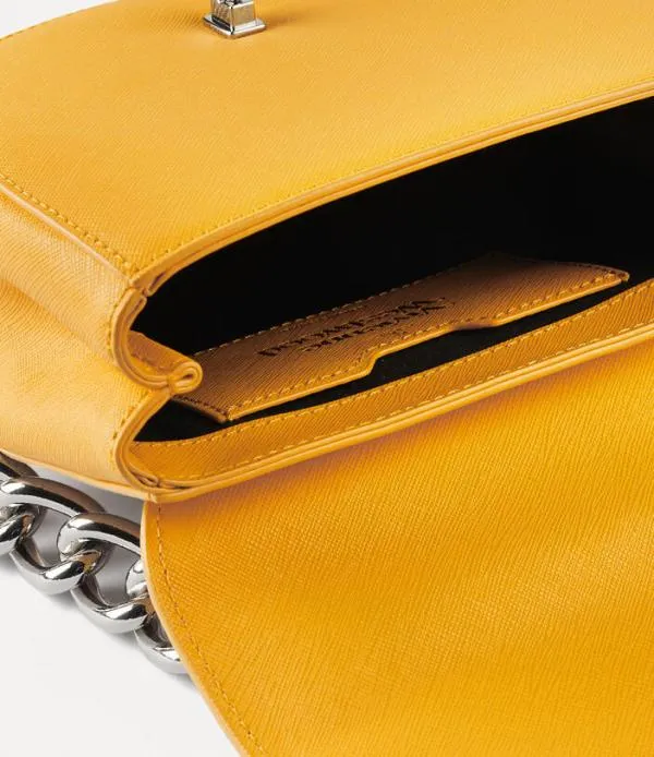 Women Sofia Saddle Bag Yellow Viviennewestwood Handbags