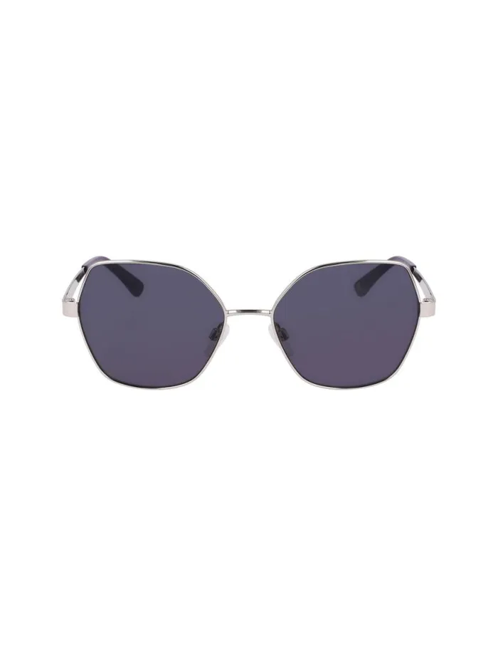 Women Sophisticated Butterfly Sunglasses Silver Anne Klein Sunglasses