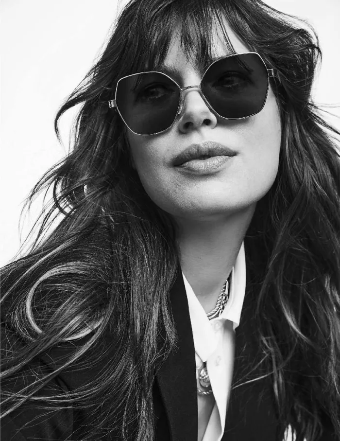 Women Sophisticated Butterfly Sunglasses Silver Anne Klein Sunglasses