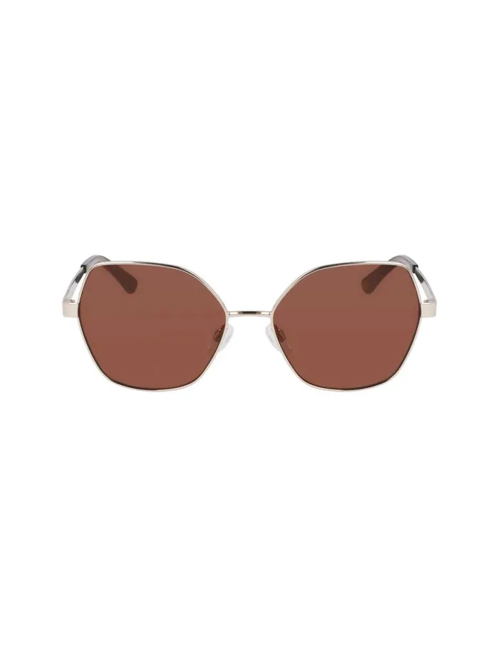 Women Sophisticated Butterfly Sunglasses Silver Anne Klein Sunglasses
