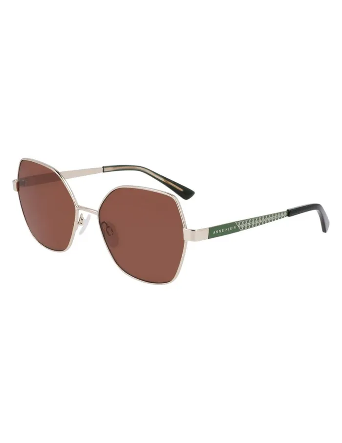 Women Sophisticated Butterfly Sunglasses Silver Anne Klein Sunglasses
