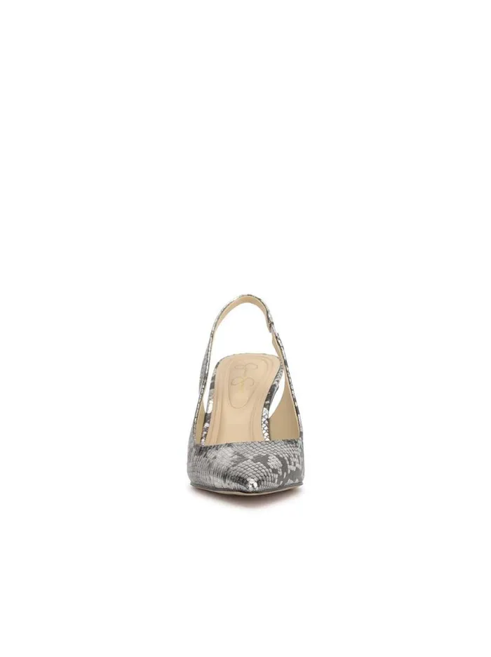 Women Souli Sling Back Heel In Chrome Snake Jessica Simpson Pumps