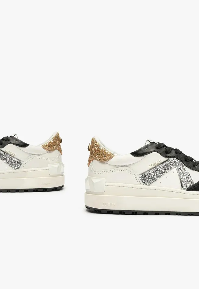Women STBOLD Leather Sneaker White Schutz Shoes Sneakers