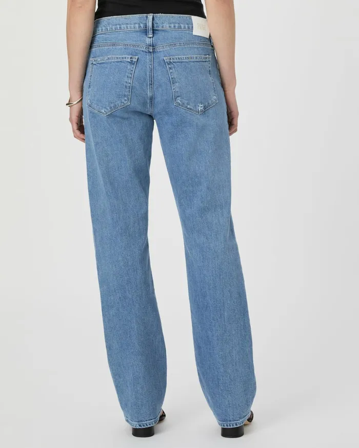 Women Straight PAIGE Serena Straight Jean 8211 Holy Grail Distressed