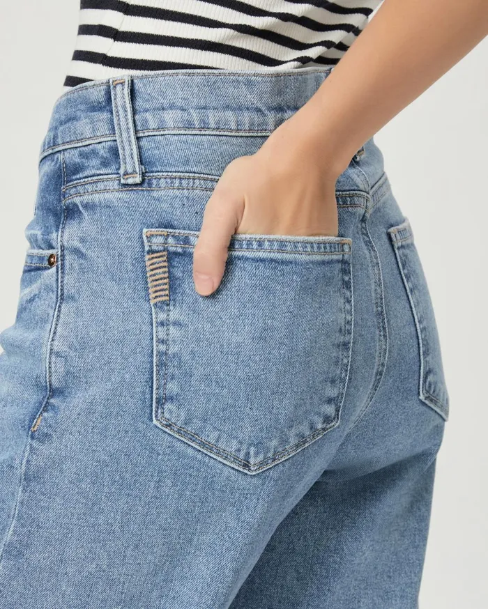 Women Straight PAIGE Serena Straight Jean 8211 Leela Distressed Women Straight PAIGE Serena Straight Jean 8211 Leela Distressed
