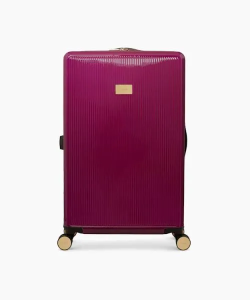 Women Suitcases Travel Bags and Luggage Dune London Olive Large 8211 Dark Pink Pink