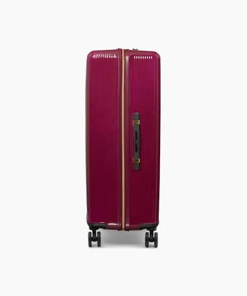 Women Suitcases Travel Bags and Luggage Dune London Olive Large 8211 Dark Pink Pink