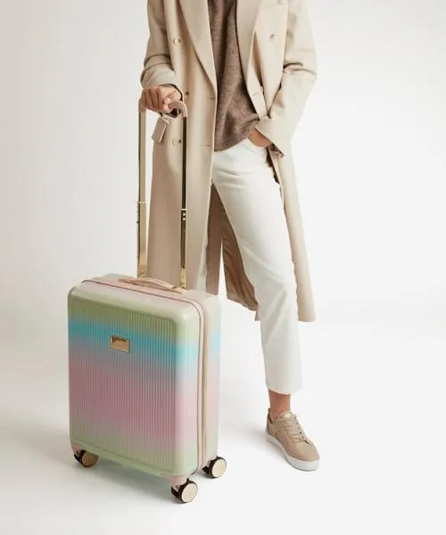 Women Suitcases Travel Bags and Luggage Dune London Olive Large 8211 Multi Multi
