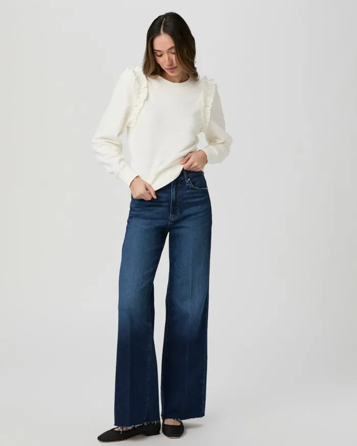 Women Sweaters and Sweatshirts PAIGE Alfira Sweatshirt 8211 Ivory Women Sweaters and Sweatshirts PAIGE Alfira Sweatshirt 8211 Ivory