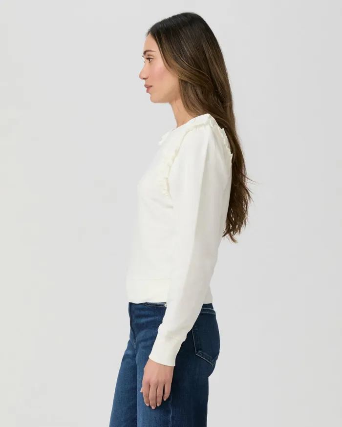 Women Sweaters and Sweatshirts PAIGE Alfira Sweatshirt 8211 Ivory Women Sweaters and Sweatshirts PAIGE Alfira Sweatshirt 8211 Ivory