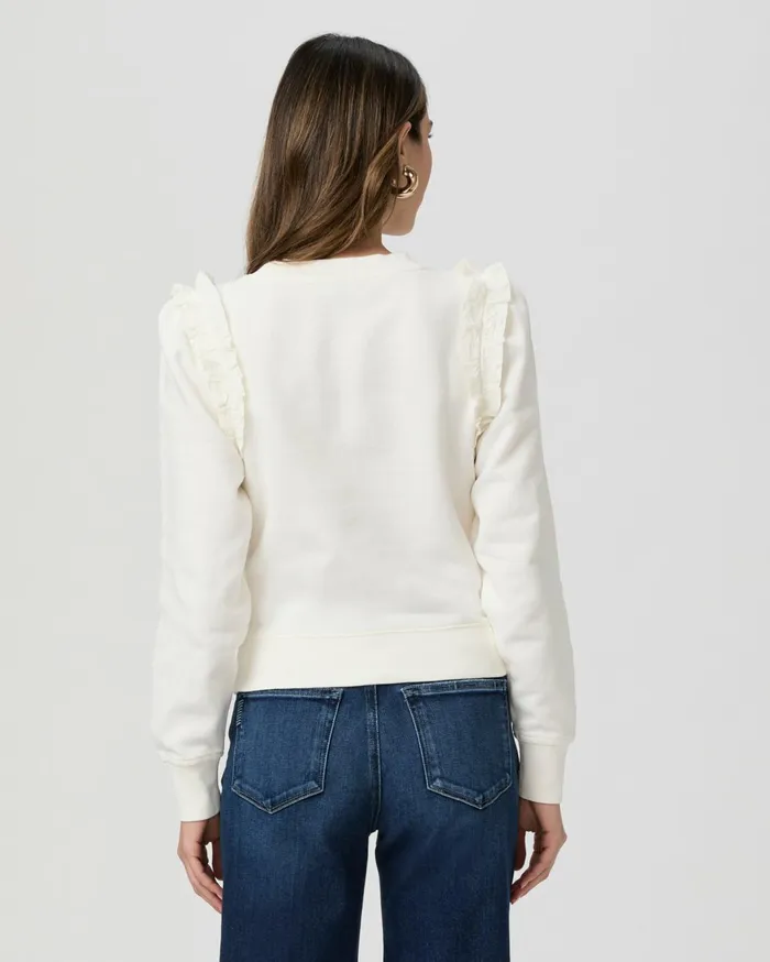 Women Sweaters and Sweatshirts PAIGE Alfira Sweatshirt 8211 Ivory Women Sweaters and Sweatshirts PAIGE Alfira Sweatshirt 8211 Ivory