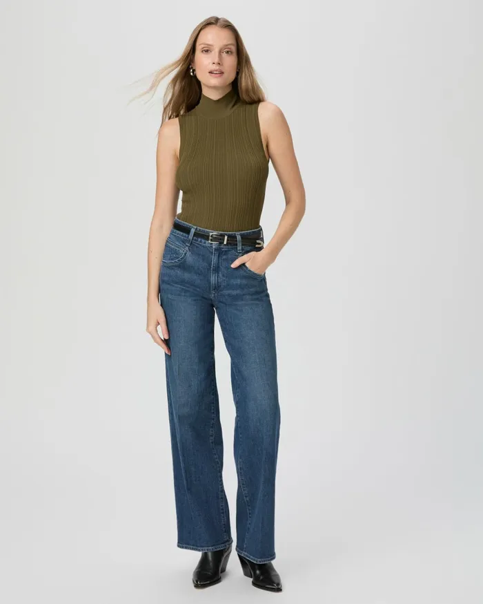 Women Sweaters and Sweatshirts PAIGE Brin Sweater Tank 8211 Spanish Moss Women Sweaters and Sweatshirts PAIGE Brin Sweater Tank 8211 Spanish Moss