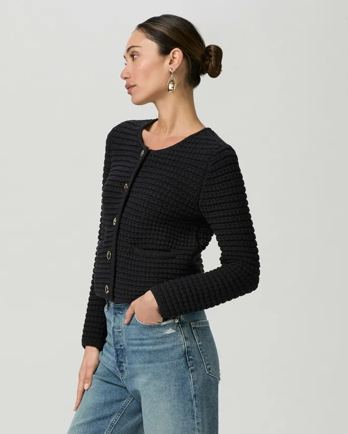 Women Sweaters and Sweatshirts PAIGE Oberon Cardigan 8211 Black Women Sweaters and Sweatshirts PAIGE Oberon Cardigan 8211 Black